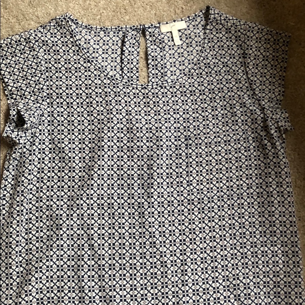 Joie cap sleeve silk blouse